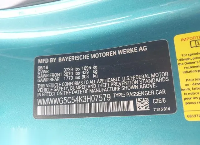 WMWWG5C54K3H07579 2019 2019 Mini Cooper- Convertible Cooper 9