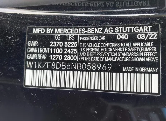 W1KZF8DB6NB058969 2022 2022 Mercedes-Benz E 350 9