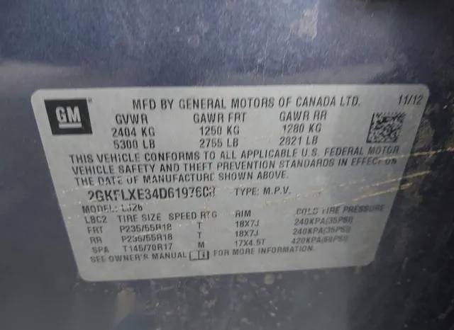 2GKFLXE34D6197608 2013 2013 GMC Terrain- Slt-2 9