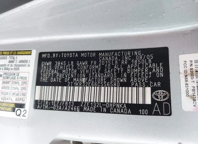 2T1KR32E66C556580 2006 2006 Toyota Matrix- XR 9