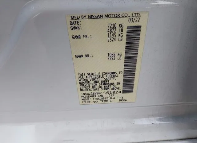 1N4BZ1BV9NC561824 2022 2022 Nissan Leaf- S Plus 62 Kwh 9