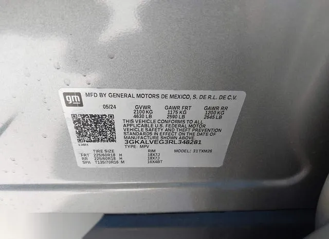 3GKALVEG3RL348281 2024 2024 GMC Terrain- Awd Slt 9