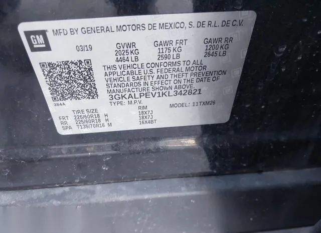 3GKALPEV1KL342821 2019 2019 GMC Terrain- Slt 9