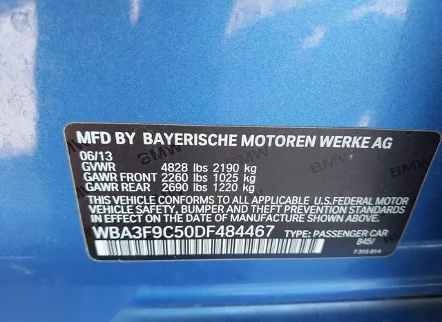 WBA3F9C50DF484467 2013 2013 BMW Activehybrid 9