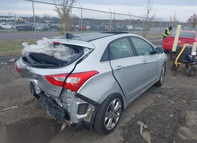 KMHD35LE7DU131529 2013 2013 Hyundai Elantra- GT Base W/Blue 4