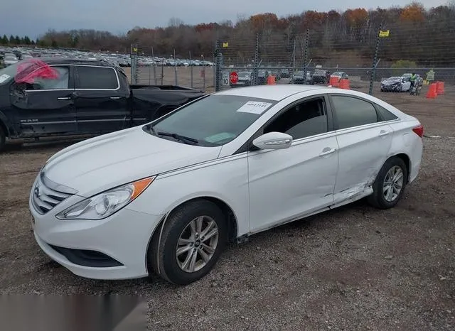 5NPEB4AC7EH900632 2014 2014 Hyundai Sonata- Gls 2