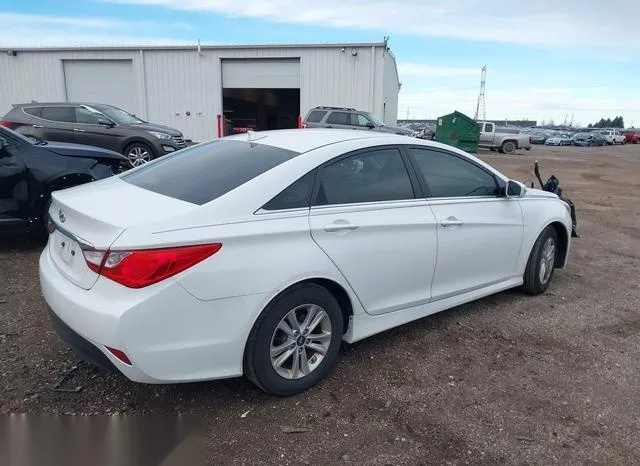 5NPEB4AC7EH900632 2014 2014 Hyundai Sonata- Gls 4