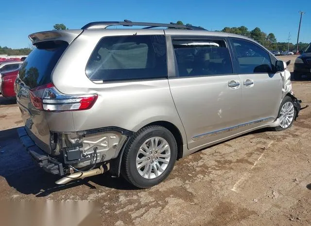 5TDYK3DC7GS725864 2016 2016 Toyota Sienna- Xle Premium 8 Pa 4