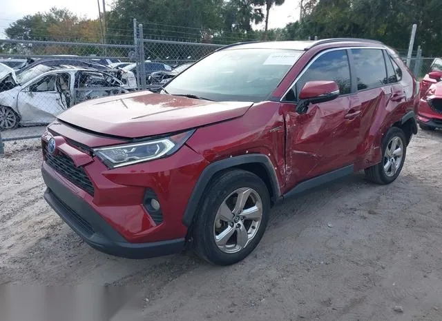 4T3B6RFV6MU013089 2021 2021 Toyota RAV4- Hybrid Xle Premium 2