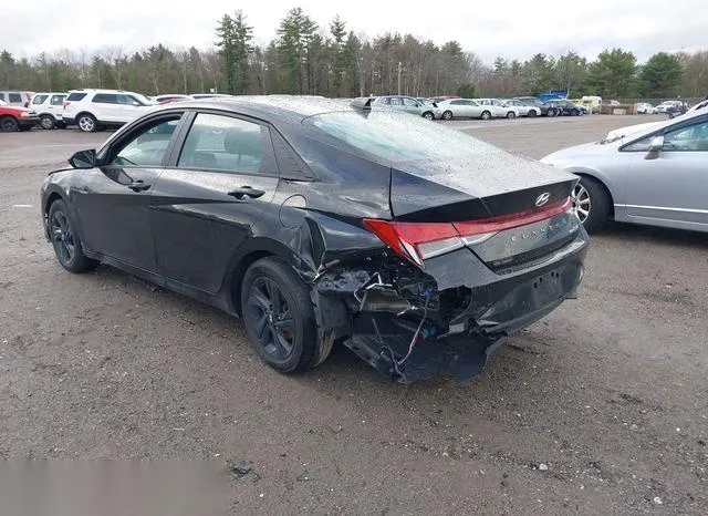 KMHLM4AJ2PU089939 2023 2023 Hyundai Elantra- Hybrid Blue 3