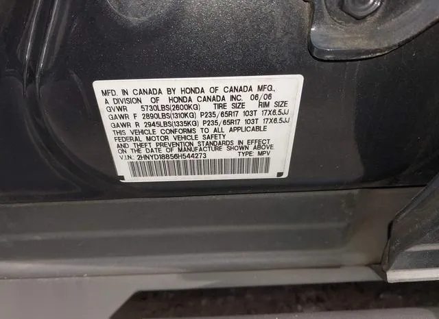 2HNYD18856H544273 2006 2006 Acura MDX 9