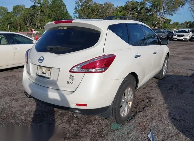 JN8AZ1MU5EW419726 2014 2014 Nissan Murano- SV 4