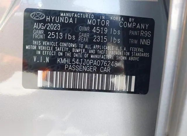 KMHL54JJ0PA076248 2023 2023 Hyundai Sonata- Hybrid Limited 9