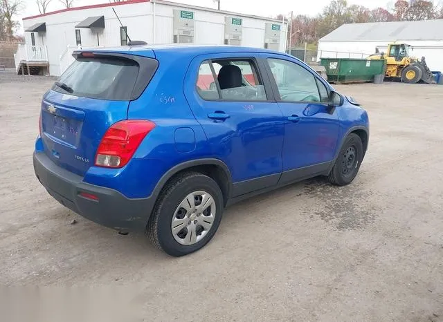 KL7CJKSB6GB705501 2016 2016 Chevrolet Trax- 1LS 4