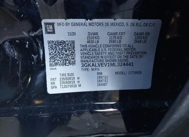 3GKALVEV1ML324441 2021 2021 GMC Terrain- Awd Slt 9