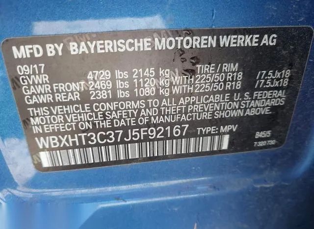 WBXHT3C37J5F92167 2018 2018 BMW X1- Xdrive28I 9