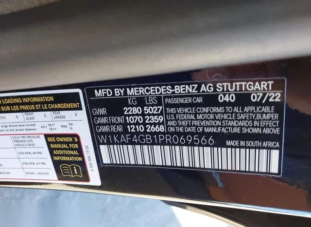 W1KAF4GB1PR069566 2023 2023 Mercedes-Benz C 300- Sedan 9