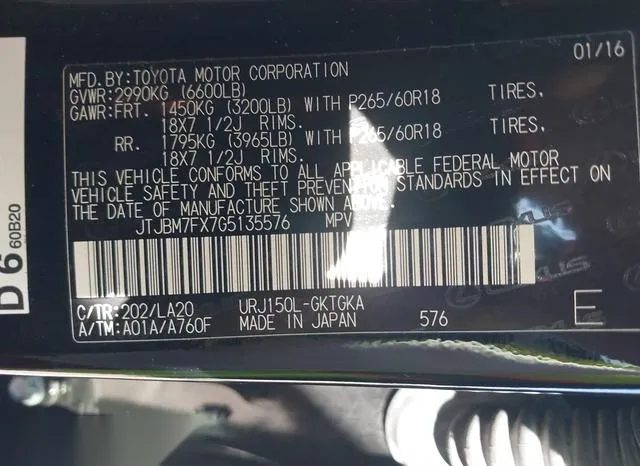 JTJBM7FX7G5135576 2016 2016 Lexus GX- 460 9