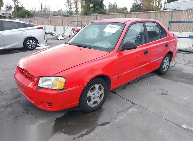 KMHCG45C52U308680 2002 2002 Hyundai Accent- GL 2