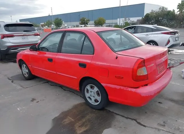 KMHCG45C52U308680 2002 2002 Hyundai Accent- GL 3