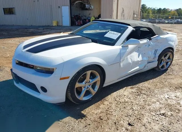 2G1FF3D32F9246117 2015 2015 Chevrolet Camaro- 2LT 2