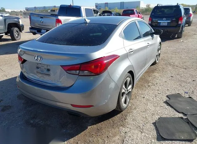 KMHDH4AH9EU106903 2014 2014 Hyundai Elantra- Sport 4