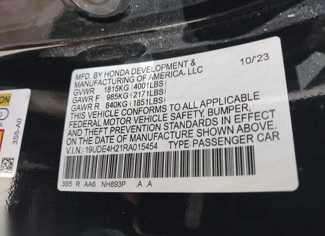 19UDE4H21RA015454 2024 2024 Acura Integra 9