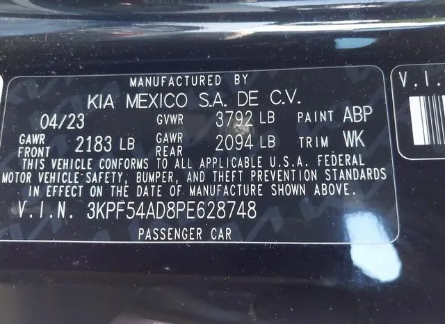 3KPF54AD8PE628748 2023 2023 KIA Forte- Gt-Line 9