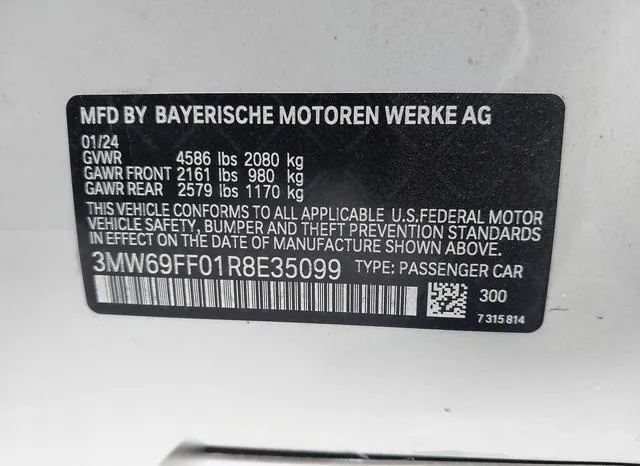 3MW69FF01R8E35099 2024 2024 BMW 3 Series- 330I 9