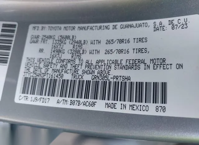 3TYCZ5AN3PT161450 2023 2023 Toyota Tacoma- Trd Off Road 9