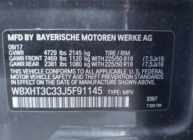 WBXHT3C33J5F91145 2018 2018 BMW X1- Xdrive28I 9