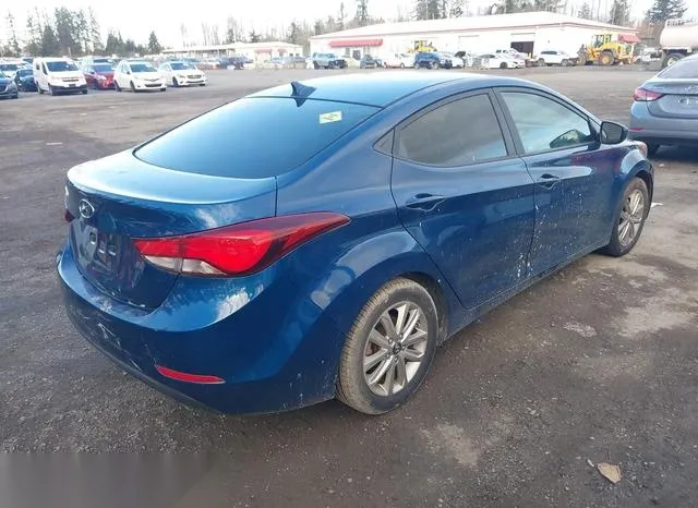 KMHDH4AE6FU389154 2015 2015 Hyundai Elantra- SE 4