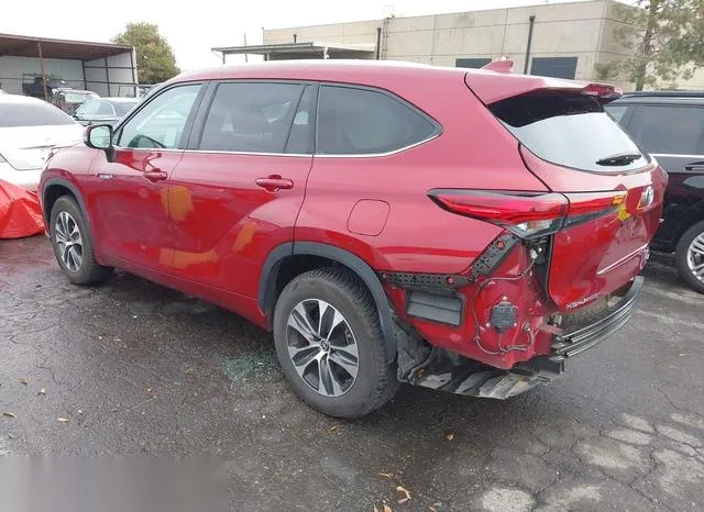 5TDHARAH0MS509534 2021 2021 Toyota Highlander- Hybrid Xle 3