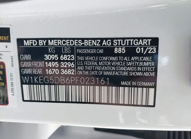 W1KEG5DB6PF023161 2023 2023 Mercedes-Benz Amg Eqe- 4Matic 9