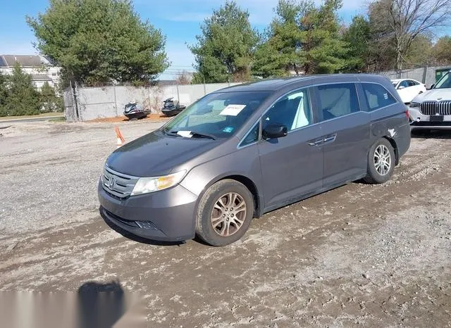 5FNRL5H61CB017089 2012 2012 Honda Odyssey- Ex-L 2