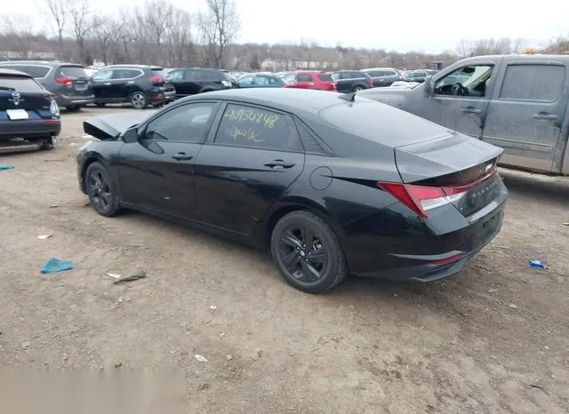 KMHLS4AG9MU122764 2021 2021 Hyundai Elantra- Sel 3