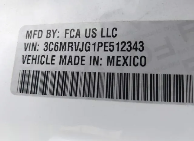 3C6MRVJG1PE512343 2023 2023 RAM Promaster- 3500 Cargo Van H 9