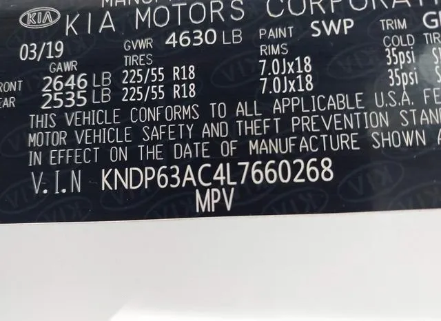 KNDP63AC4L7660268 2020 2020 KIA Sportage- S 9