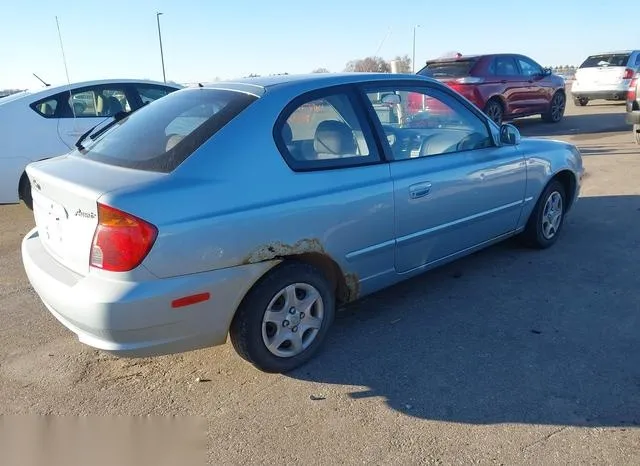 KMHCG35C05U355257 2005 2005 Hyundai Accent- Gls/Gt 4