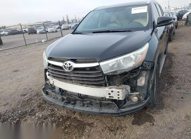 5TDKKRFH6FS052517 2015 2015 Toyota Highlander- Xle V6 6