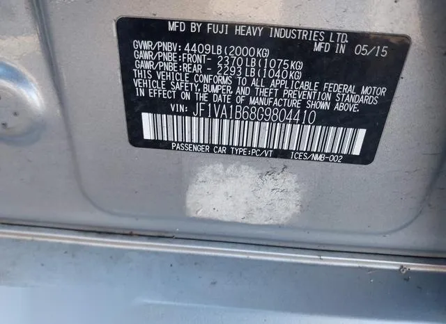 JF1VA1B68G9804410 2016 2016 Subaru WRX 9