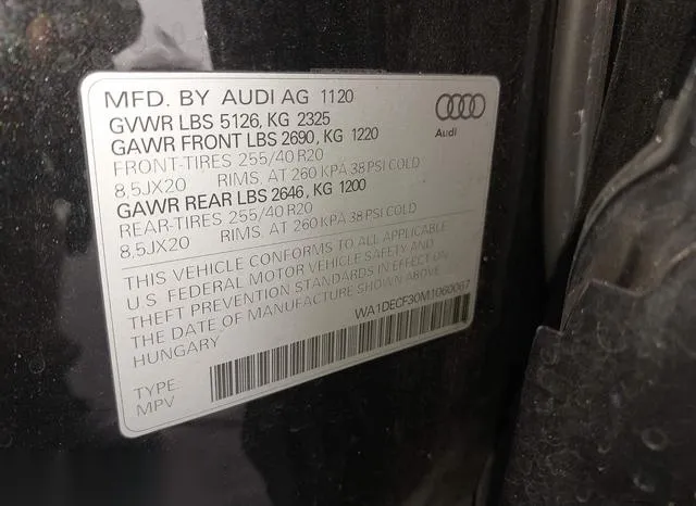 WA1DECF30M1060067 2021 2021 Audi Q3- Premium 45 Tfsi S Line 9