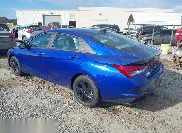 KMHLM4AJ5PU082368 2023 2023 Hyundai Elantra- Hybrid Blue 3