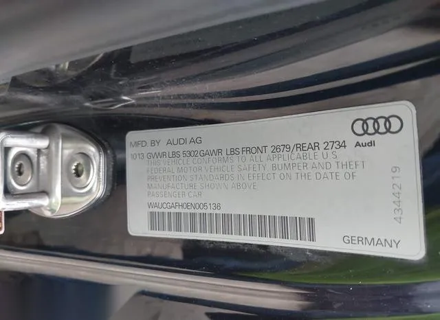 WAUCGAFH0EN005136 2014 2014 Audi S5- 3-0T Premium Plus 9