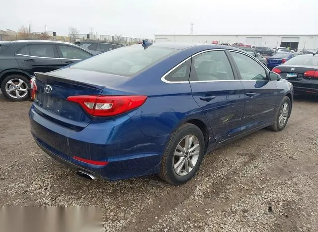 5NPE24AF5HH490251 2017 2017 Hyundai Sonata- SE 4