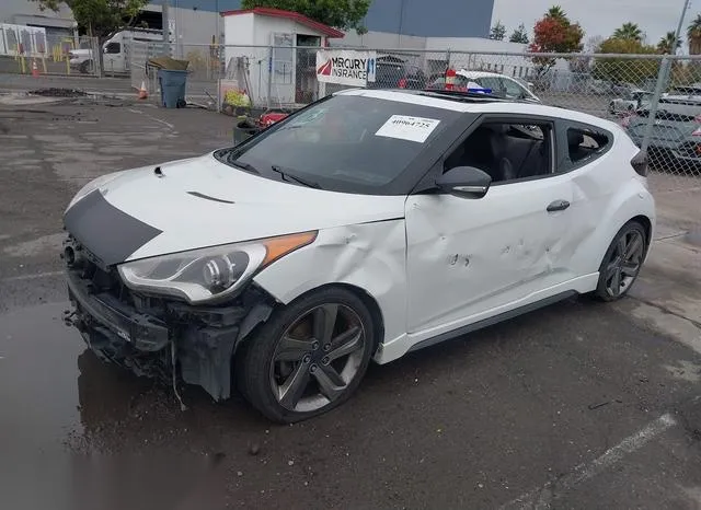 KMHTC6AE4FU234902 2015 2015 Hyundai Veloster- Turbo 2