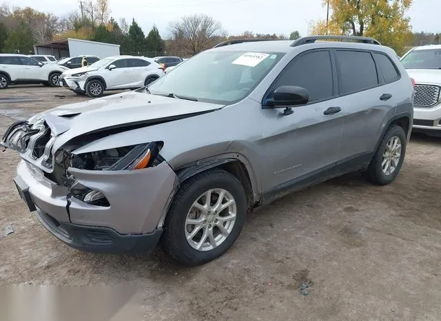 1C4PJLAS6HW663336 2017 2017 Jeep Cherokee- Sport Fwd 2