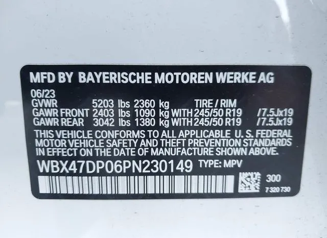 WBX47DP06PN230149 2023 2023 BMW X3- Sdrive30I 9