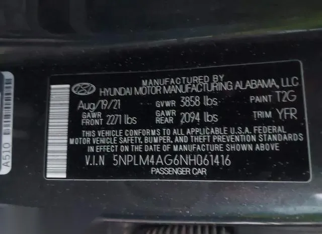 5NPLM4AG6NH061416 2022 2022 Hyundai Elantra- Sel 9