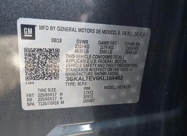 3GKALTEV6KL164462 2019 2019 GMC Terrain- Sle 9